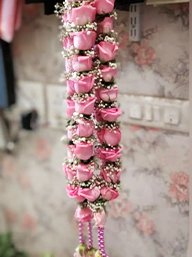 star flowers red garland2