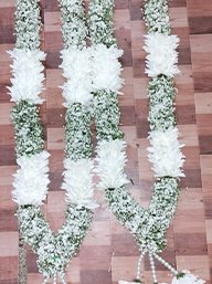 star flowers red garland7